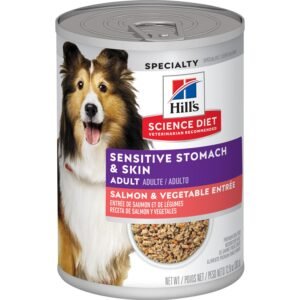 sd canine adult sensitive stomach and skin salmon vegetable entree canned productShot zoom